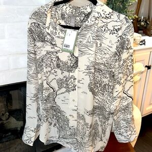 NWT H&M button down top